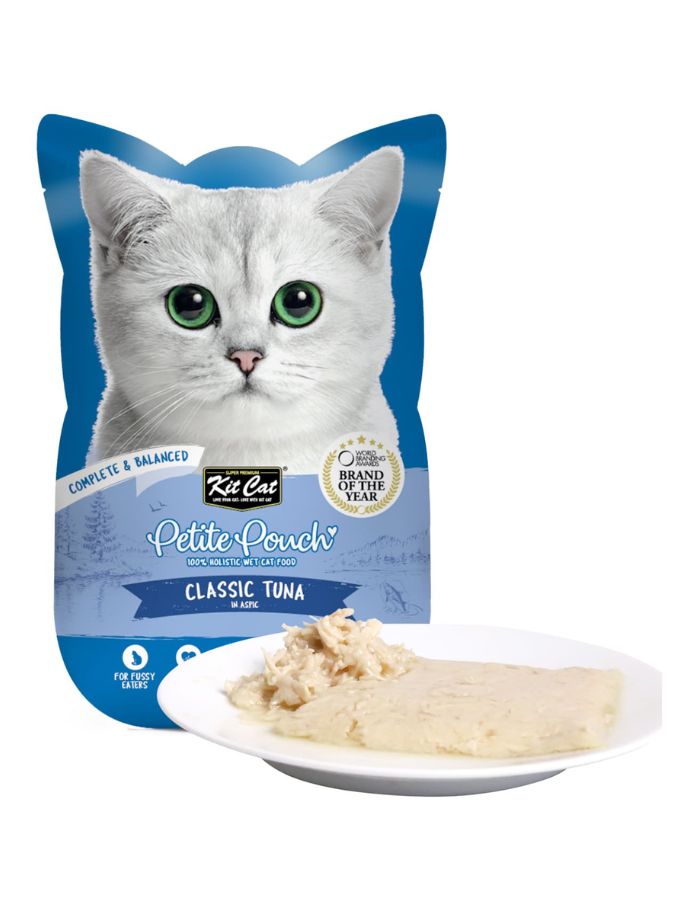 Kit Cat Petite Pouch Classic Tuna Wet Cat Food 70g (Pack of 12)