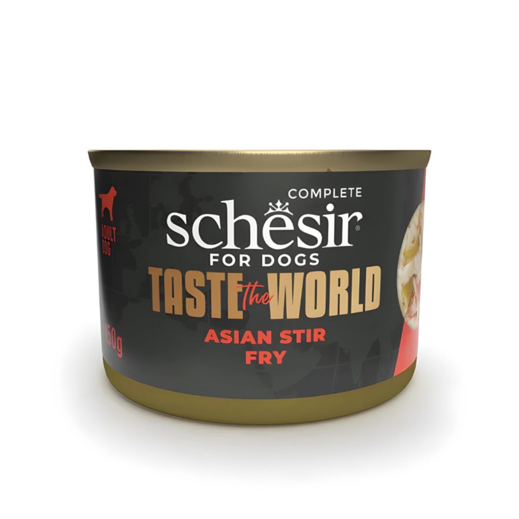 Schesir Taste The World Dog Wholefood Variety Pack – 6x150g Cans, 3 Flavors