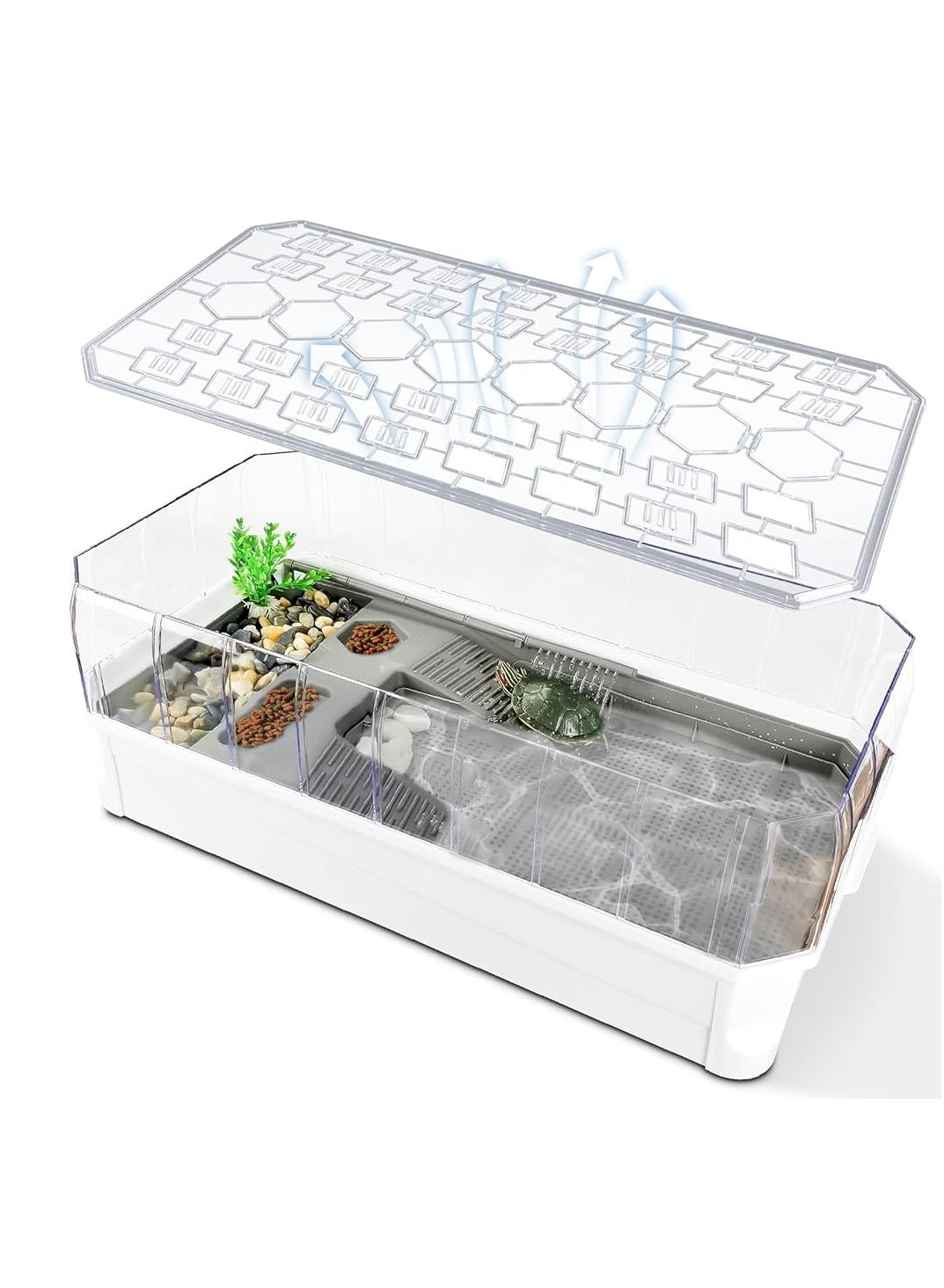 Petto Premium Turtle Habitat Kit White