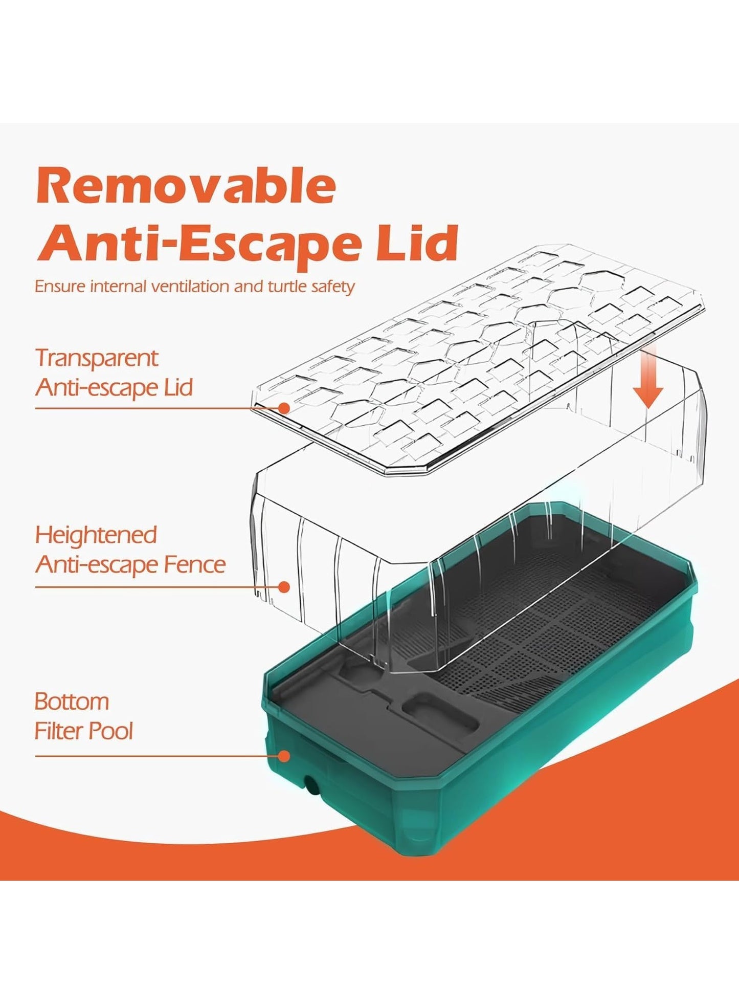 Petto Premium Turtle Habitat Kit Green