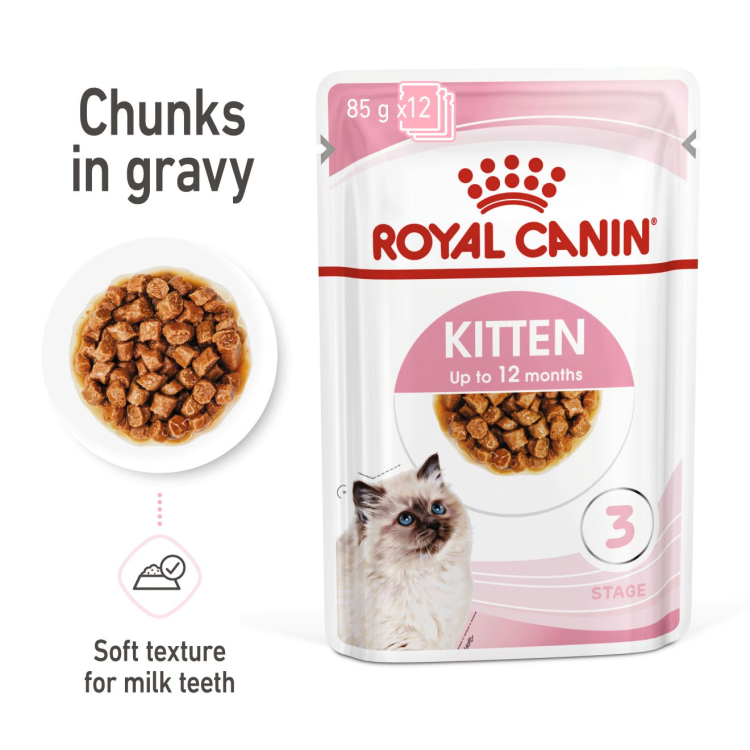 Feline Health Nutrition Kitten Gravy 12 x 85 g