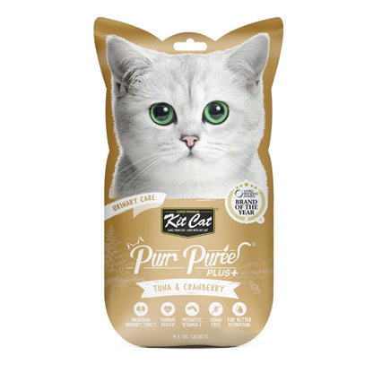 Kit Cat Purr Puree Plus+ Tuna & Cranberry – Urinary Care Cat Treats