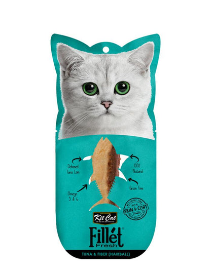 Kit Cat Tuna & Fiber Hairball Control Cat Treats | Fillet Fresh