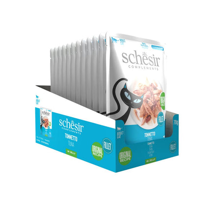 Schesir Cat Wet Food Tuna 70g – Complements in Jelly Pouch