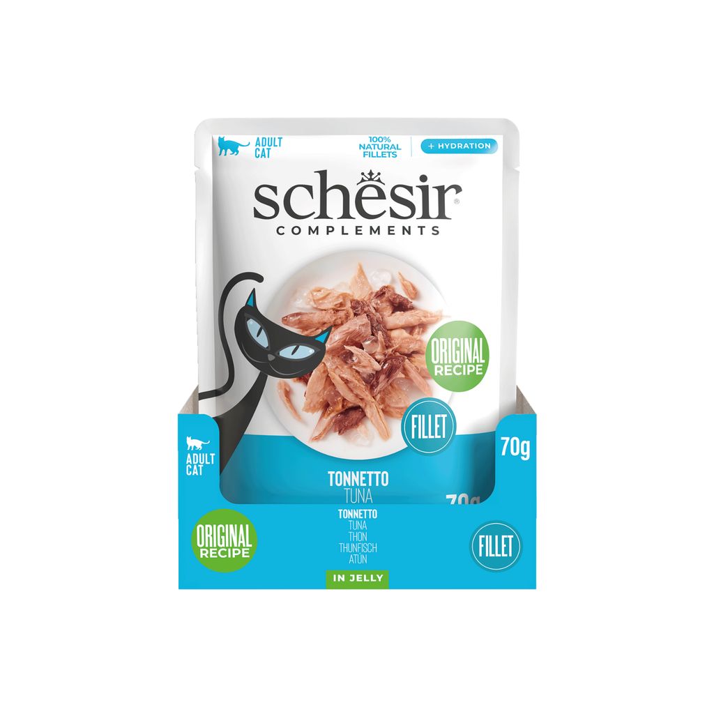 Schesir Cat Wet Food Tuna 70g – Complements in Jelly Pouch