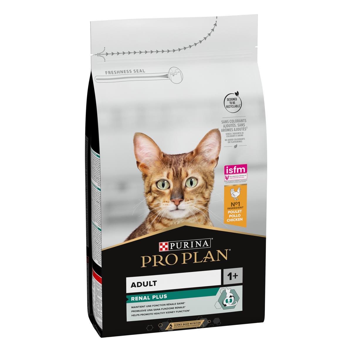 PRO PLAN ADULT RENAL PLUS EVERYDAY DRY CAT FOOD WITH CHICKEN, 1.5 KG