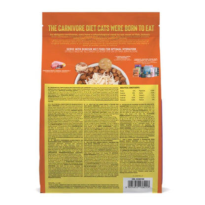 Schesir Born Carnivore Grain Free Oven Baked Dry Cat Food Chicken & Egg 1.25kg