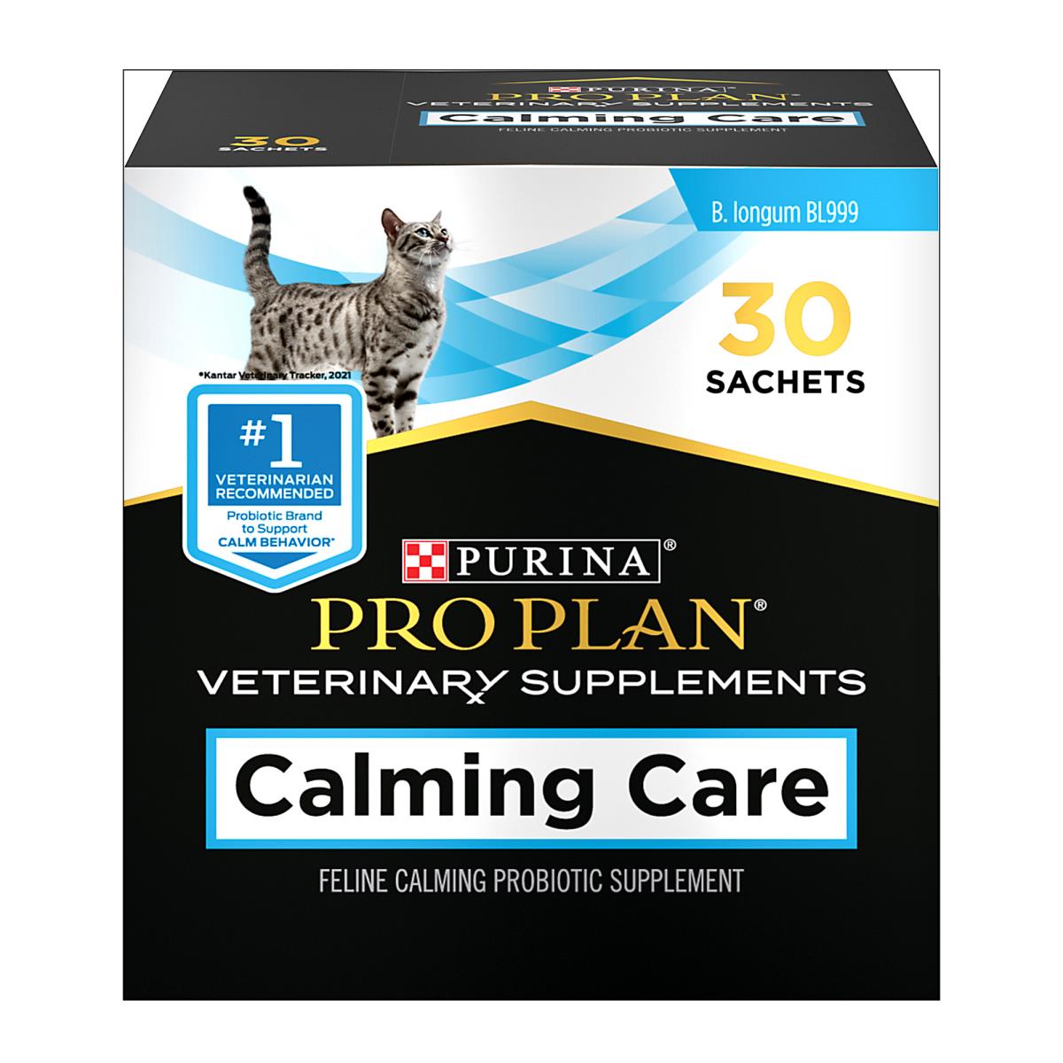 PRO PLAN VETERINARY SUPPLEMENTS CALMING CARE CAT SUPPLEMENTS, 30 SACHETS X 1 G