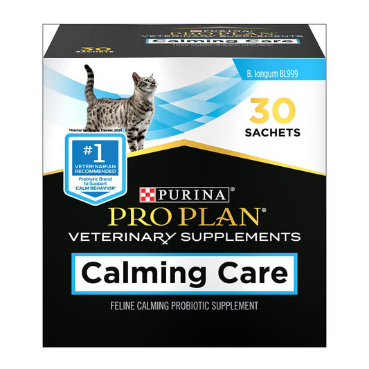 PRO PLAN VETERINARY SUPPLEMENTS CALMING CARE CAT SUPPLEMENTS, 30 SACHETS X 1 G