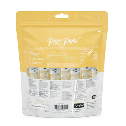 Kit Cat Purr Puree Chicken & Fiber 40 Sachets – Hairball Control Cat Treats