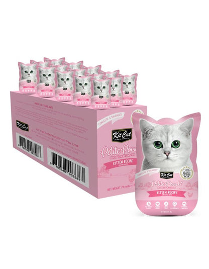 Kit Cat Petite Pouch Kitten Chicken Wet Food 70g (Pack of 12)