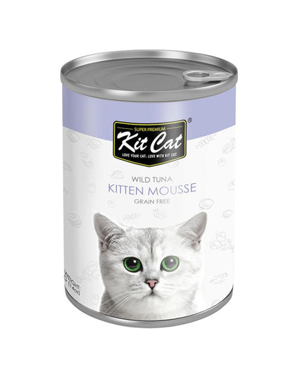 Kit Cat Wild Tuna Mousse for Kittens 400g | Healthy Wet Cat Food
