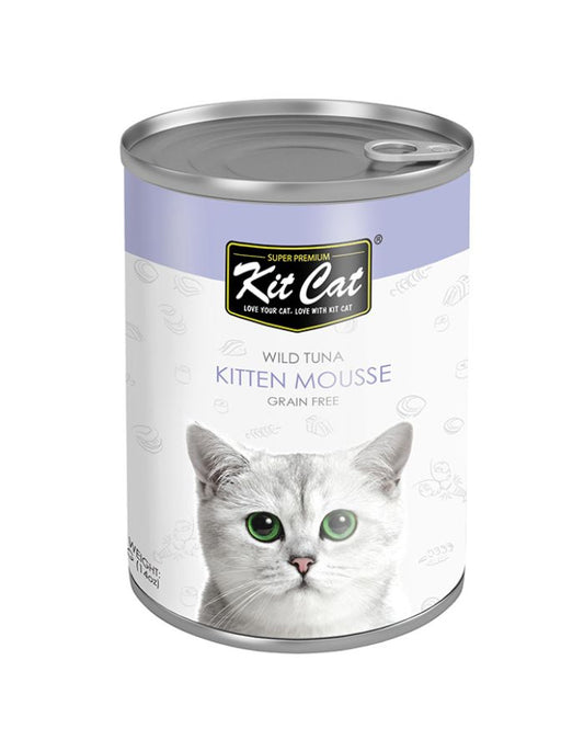 Kit Cat Wild Tuna Mousse for Kittens 400g | Healthy Wet Cat Food