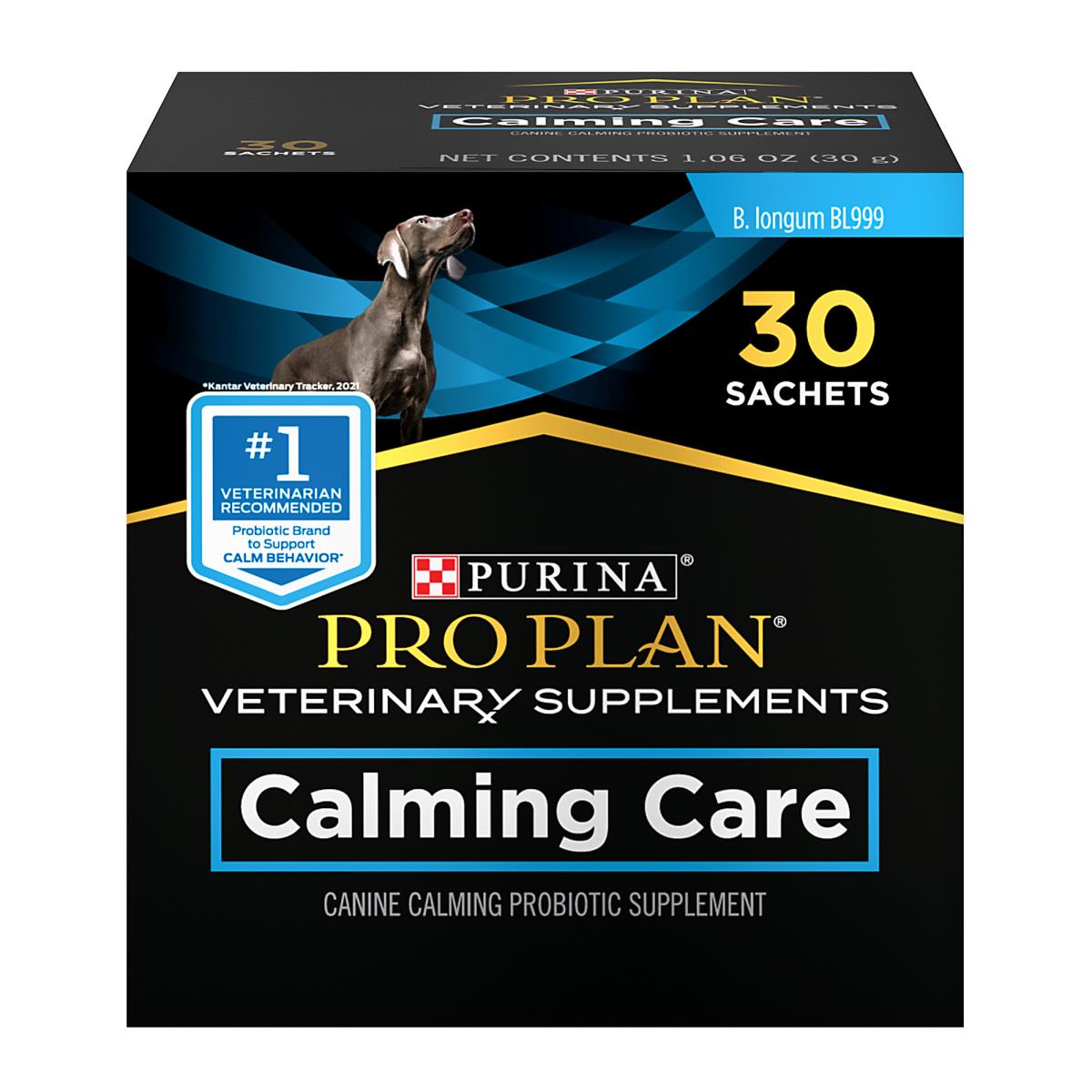 PRO PLAN VETERINARY SUPPLEMENTS CALMING CARE - CALMING DOG SUPPLEMENTS, 30 SACHETS X 1 G
