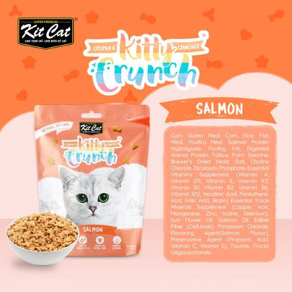 Kit Cat Kitty Crunch Salmon Flavor 60g – Crunchy Cat Treats