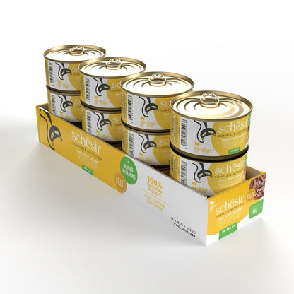 Schesir Wet Cat Food in Jelly – Tuna & Surimi 85g | 12 Pack Complete Nutrition