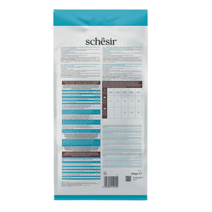Schesir Cat Dry Food Sterilized & Light Fish 10kg – Single Protein Weight Control Formula for Adult Cats