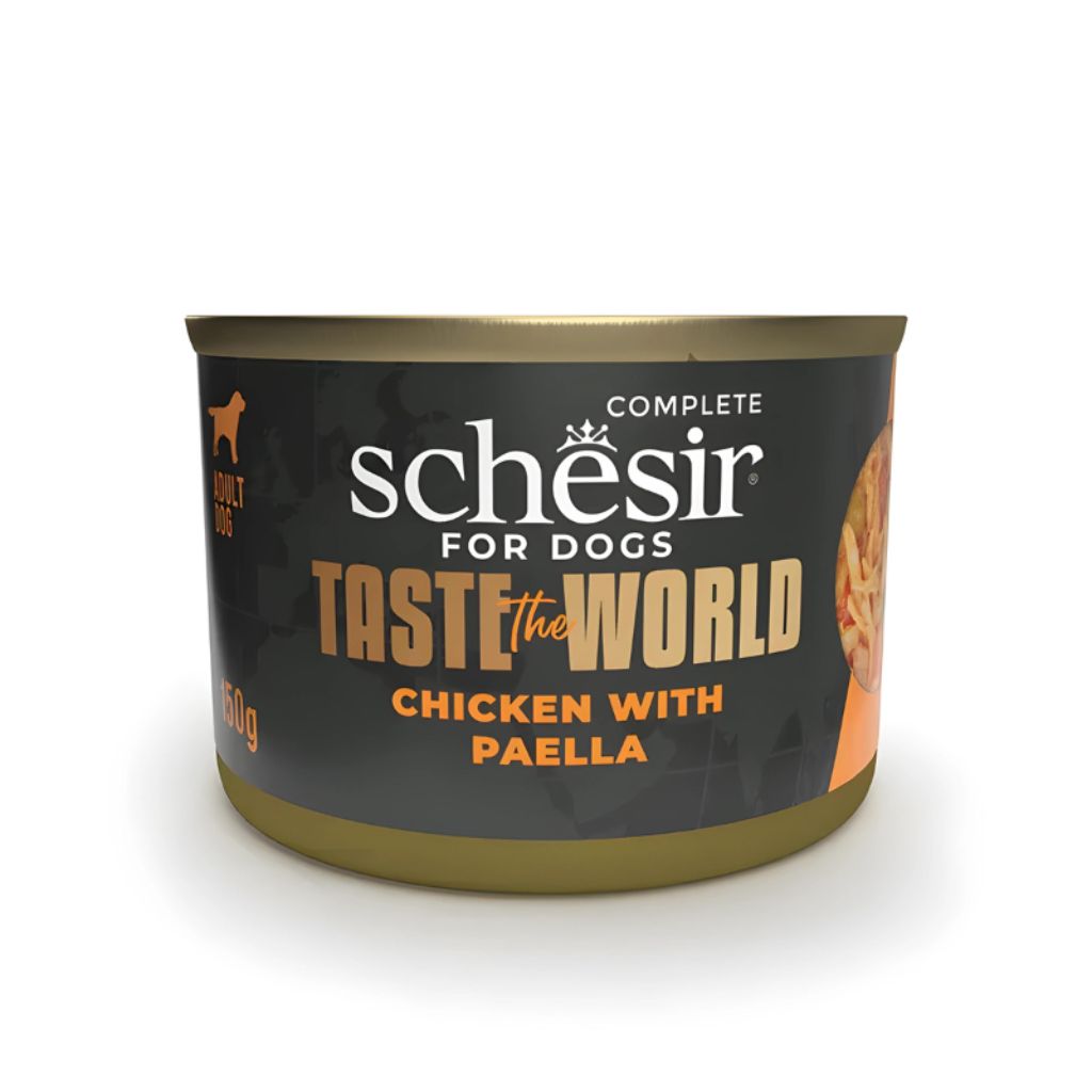 Schesir Taste The World Dog Wholefood Variety Pack – 6x150g Cans, 3 Flavors