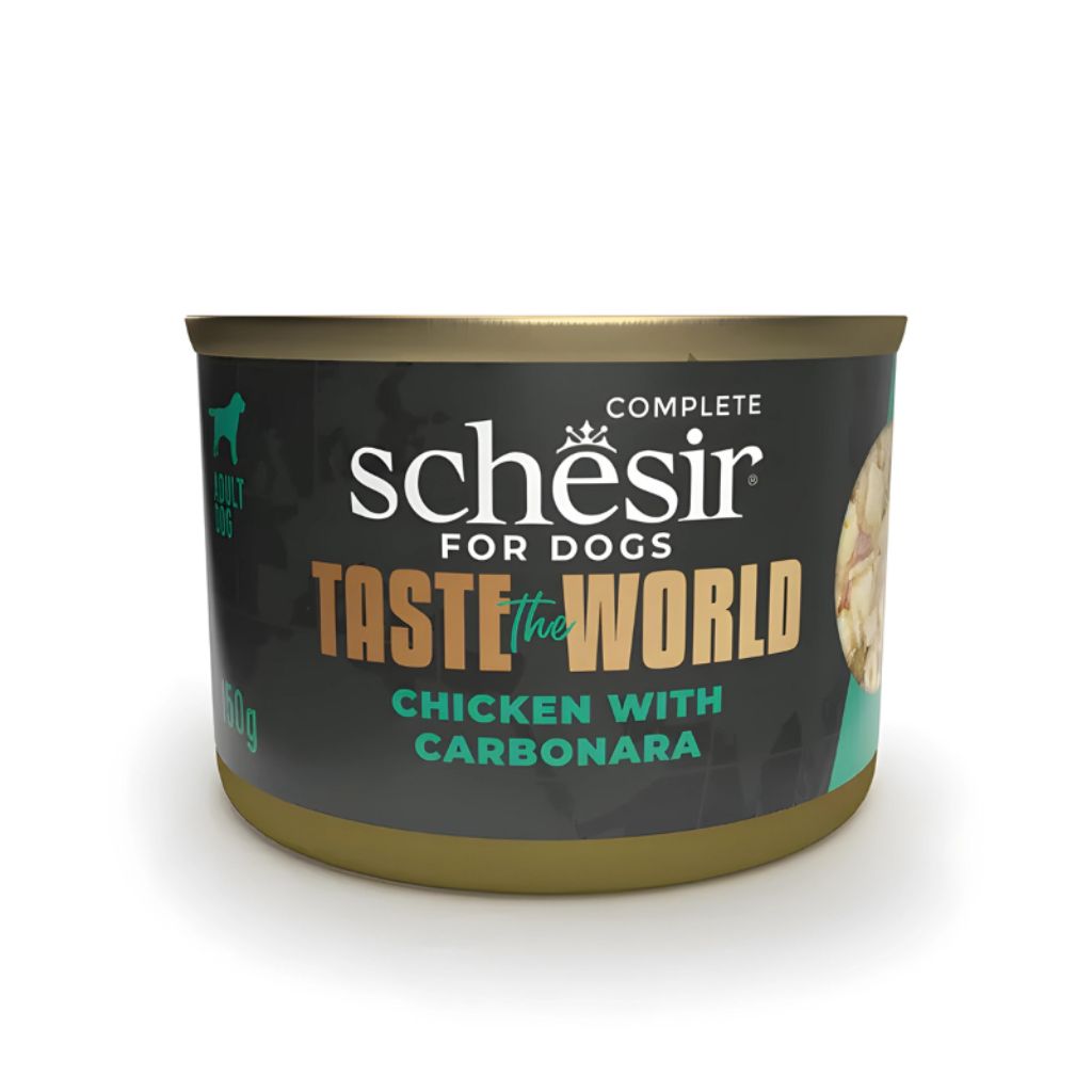 Schesir Taste The World Dog Wholefood Variety Pack – 6x150g Cans, 3 Flavors