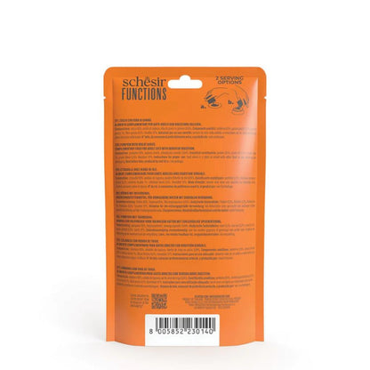 Schesir Functions Cat Pouch 40g – Digestive Support with Pumpkin & Wheat Grass
