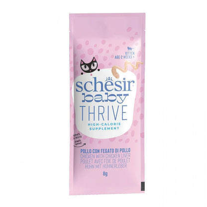 Schesir Baby Thrive Mousse for Kittens 160g – Chicken, 20 Portions of 8g