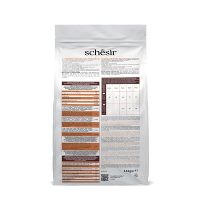 Schesir Cat Dry Food Sterilized & Light Chicken 1.5 kg – Single Protein Weight Control Formula for Adult Cats