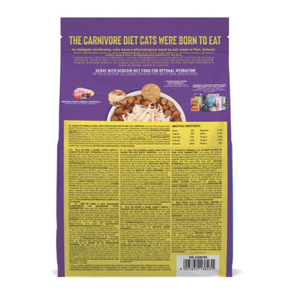 Schesir Born Carnivore Grain-Free High-Protein Dry Cat Food 1.25 kg – Chicken with Herring & Salmon