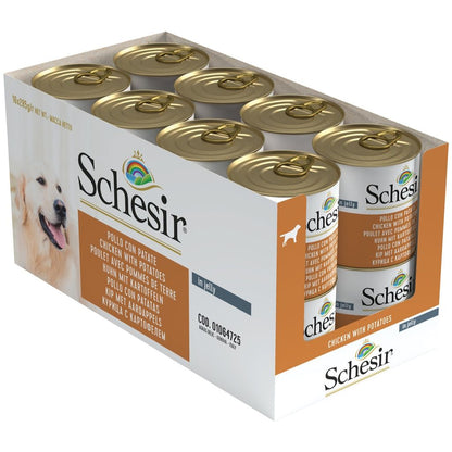 Schesir Can Dog Food – Tasty Chicken with Potatoes, 285g *16pc