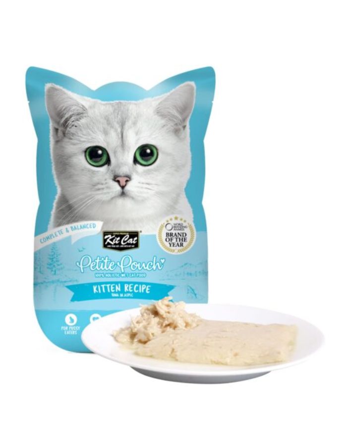 Kit Cat Petite Pouch Kitten Tuna Wet Cat Food 70g (Pack of 12)
