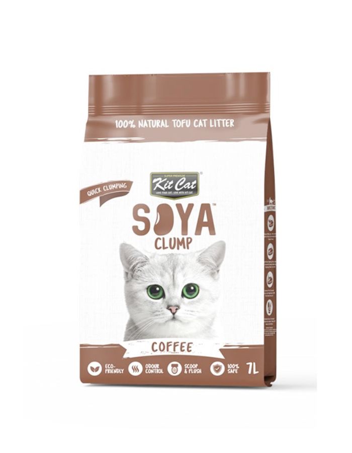 Kit Cat Soya Clump Soybean Cat Litter – Peach Scent 7L