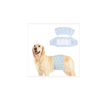 Male Dog Diapers – Disposable, Leak-Proof Belly Bands