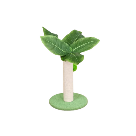 Cat Scratching Post – Coconut Palm Tree with Sisal Rope & Hanging Ball
