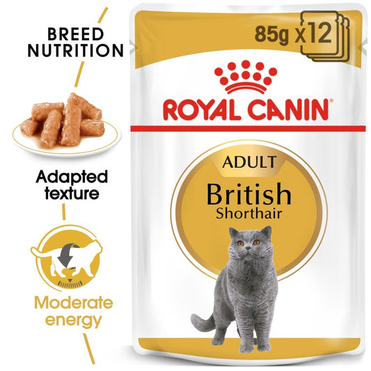 Feline Breed Nutrition British Shorthair (WET FOOD - Pouches) 85g