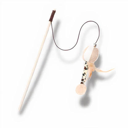 Interactive Cat Wand Set – Feathers & Fun for Active Playtime