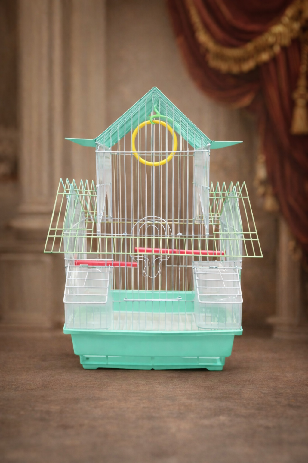 W108  Bird Cage 30×23×39 cm | Durable Metal Cage for Small Bird