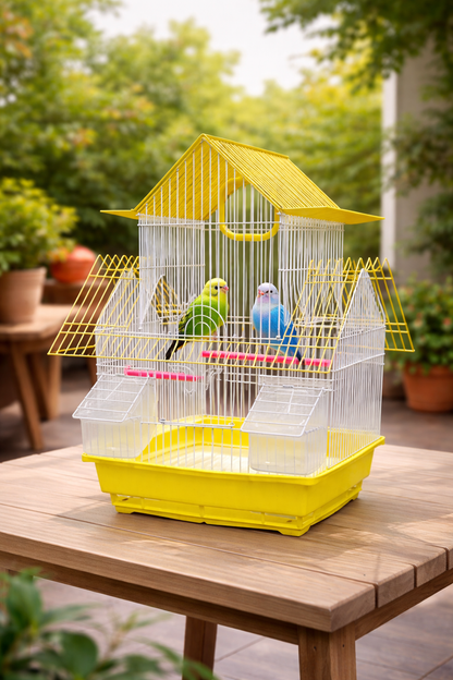 W108  Bird Cage 30×23×39 cm | Durable Metal Cage for Small Bird